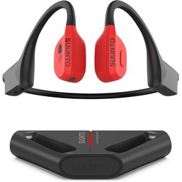 Écouteur sportif de conduction osseuse Suunto Wing, Advanced Head Control, 30h temps de jeu, rouge