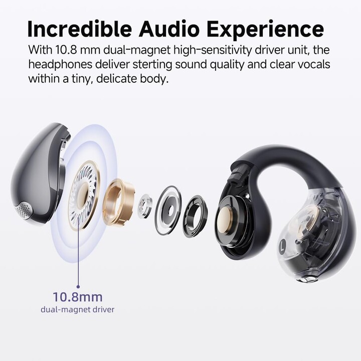 QCY Crossky Clip C30 Noir - Casques Bluetooth