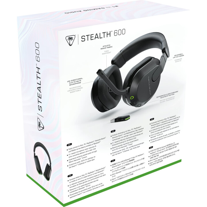 Auriculares estéreo supraaurales Turtle Beach Stealth 600 GEN3 XB. Negros.