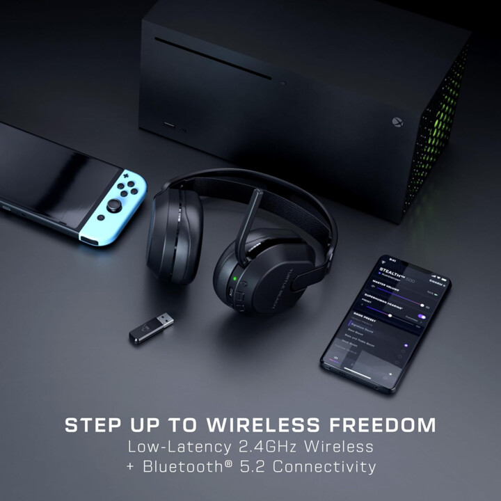 Cuffie stereo over-ear Turtle Beach Stealth 500 XB. Nero