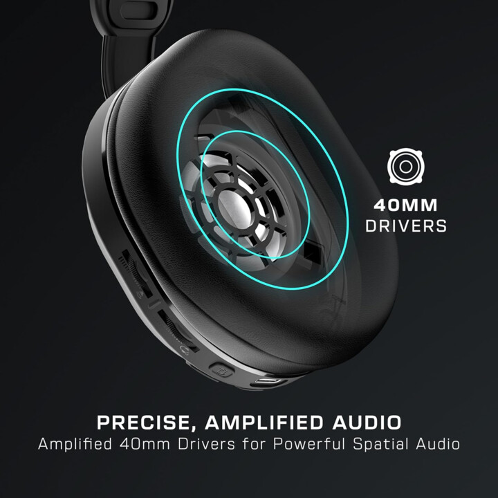 Fone de ouvido estéreo over-ear Turtle Beach Stealth 500 XB. Preto