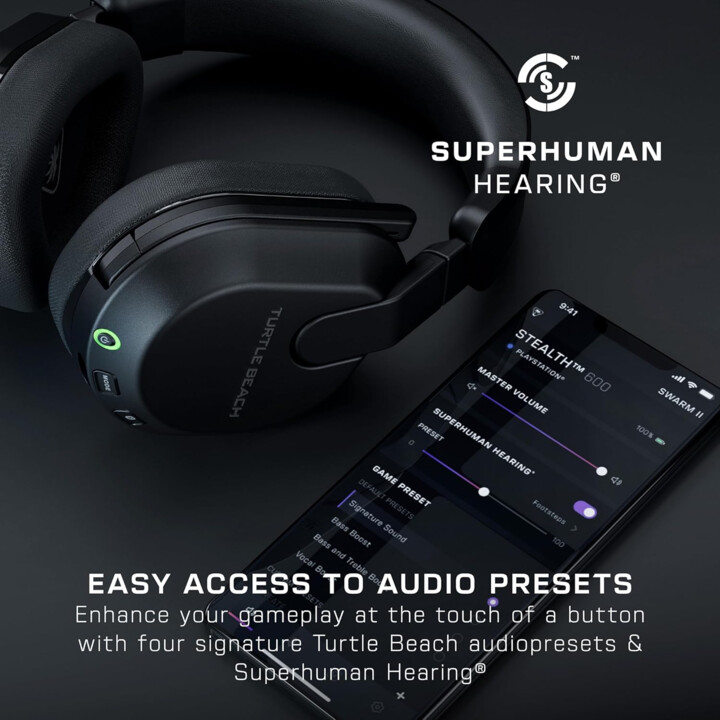 Turtle Beach Stealth 600 GEN3 PS Over-Ear-Stereo-Headset. Schwarz