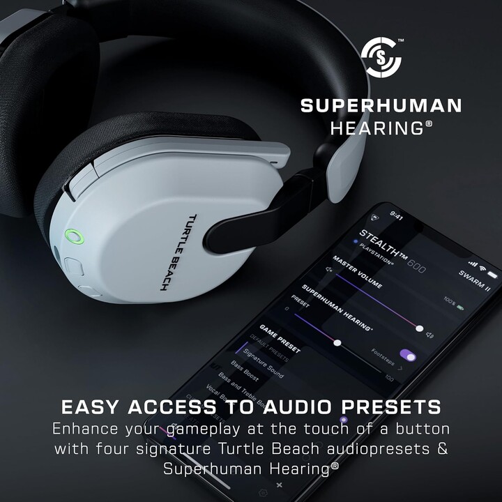 Turtle Beach Stealth 600 GEN3 PS Over-Ear Stereo Headset. White