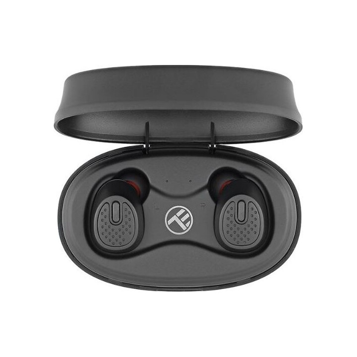 Auriculares inalámbricos estéreo Tellur True Wireless, color negro.