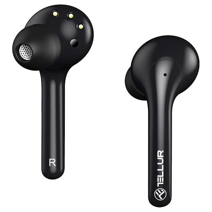 Fones de ouvido sem fio Tellur Ambia True Wireless, pretos