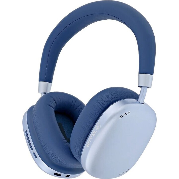 Cuffie over-ear Bluetooth Tellur Shade con cancellazione attiva del rumore (ANC), colore blu.