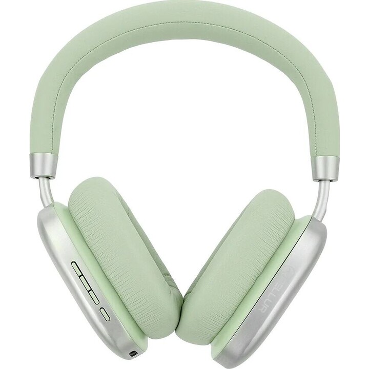 Casque audio supra-auriculaire Bluetooth Tellur Shade vert à réduction de bruit active
