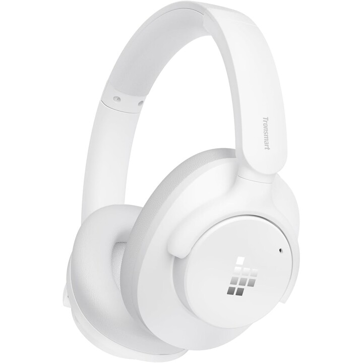 Tronsmart Q20S Bianco - Cuffie auricolari con cancellazione del rumore ibrido e autonomia di 60 ore