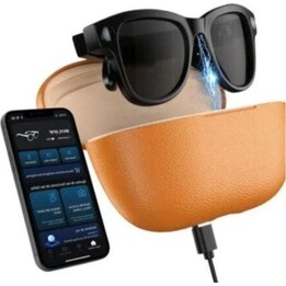 SMARTIA Vision Pro Charge Smart Audio Glasses - AI · 4K Camera · Portable Case with 6 Extra Charges