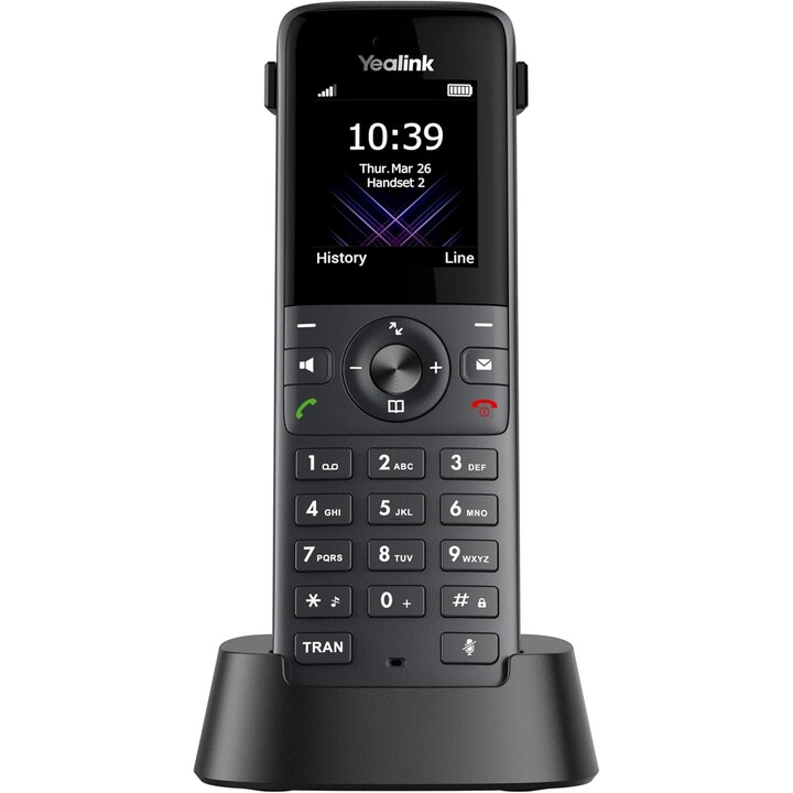 Yealink W74H, téléphone sans fil, affichage TFT de 1,8 couleur, Jack Bluetooth 5.1, 3,5 mm, vibration