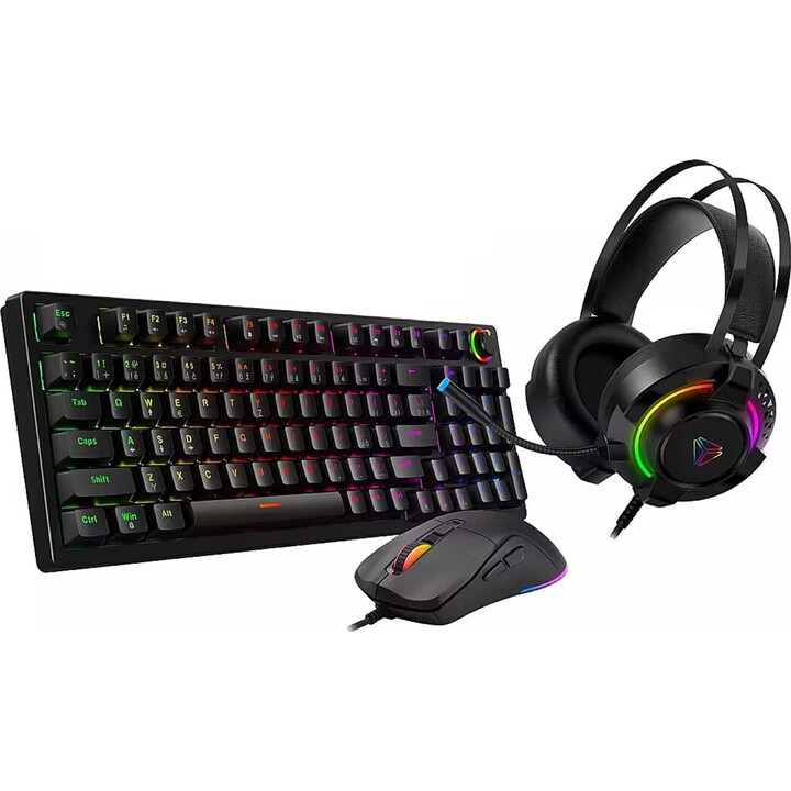 Yenkee Gaming Set Premium YGS 03 3in1 Clavier, Souris, Casque