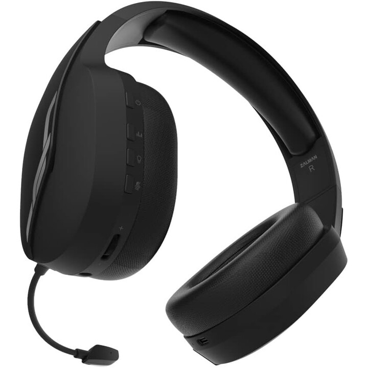 Auriculares inalámbricos para juegos Zalman ZM-HPS700W 7.1 negros