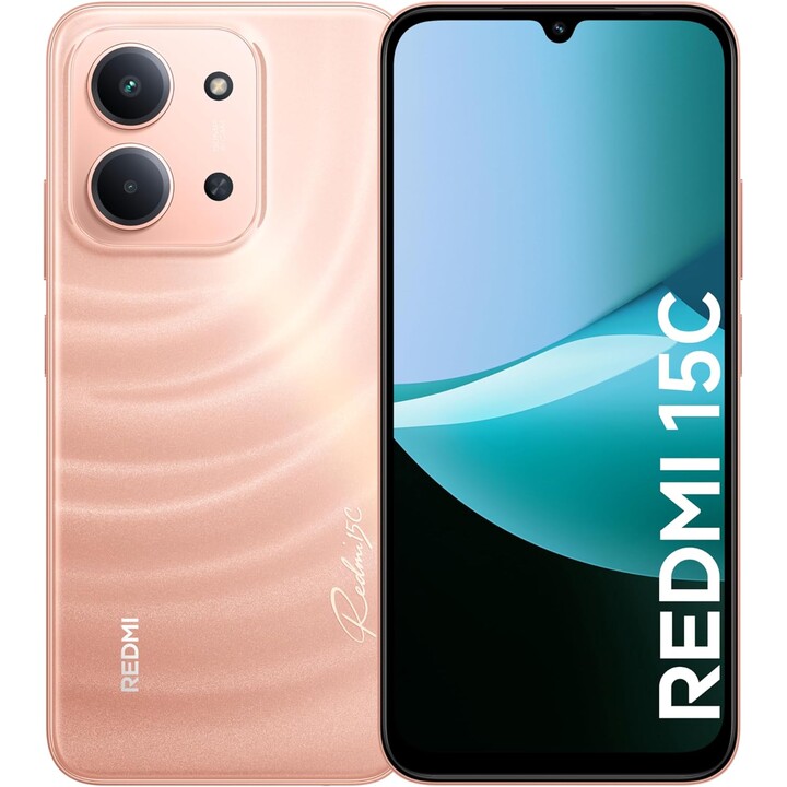 Xiaomi Redmi 15C, 128GB, 4GB RAM, 6,9 HD+, MediaTek Helio G81-Ultra, 6000 mAh, Orange
