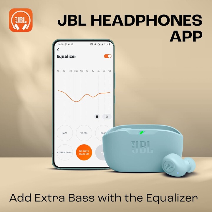 JBL Wave Buds verde menta 