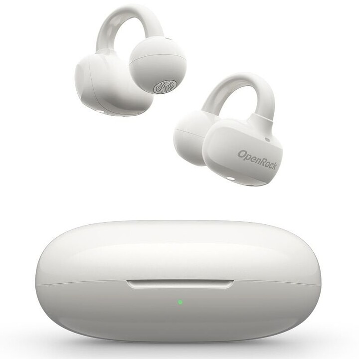 Auriculares Deportivos de Conducción Aérea OpenRock E OPACE02 V2 con estuche de carga/ Autonomía 7h/ Blancos