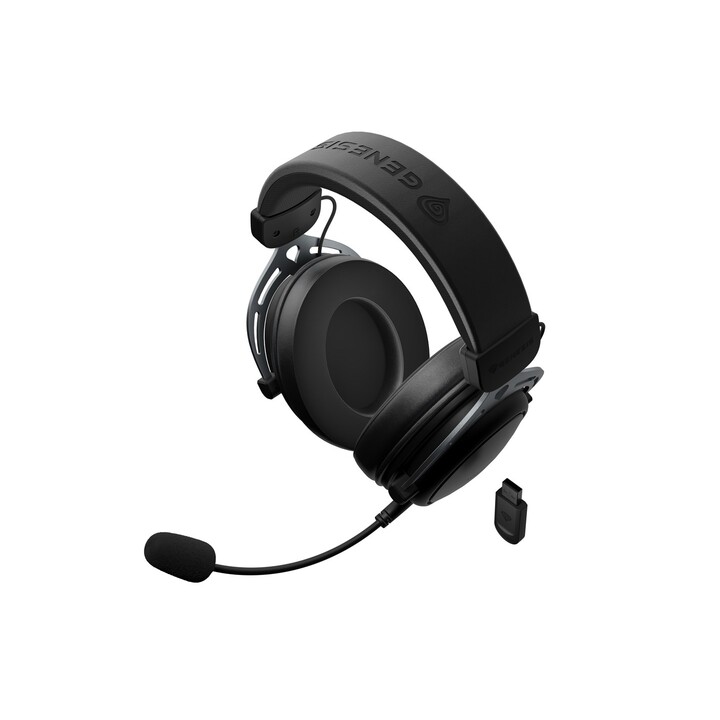 GENESIS Toron 706 Auriculares Inalámbrico y alámbrico Diadema Juego USB Tipo C Bluetooth Negro