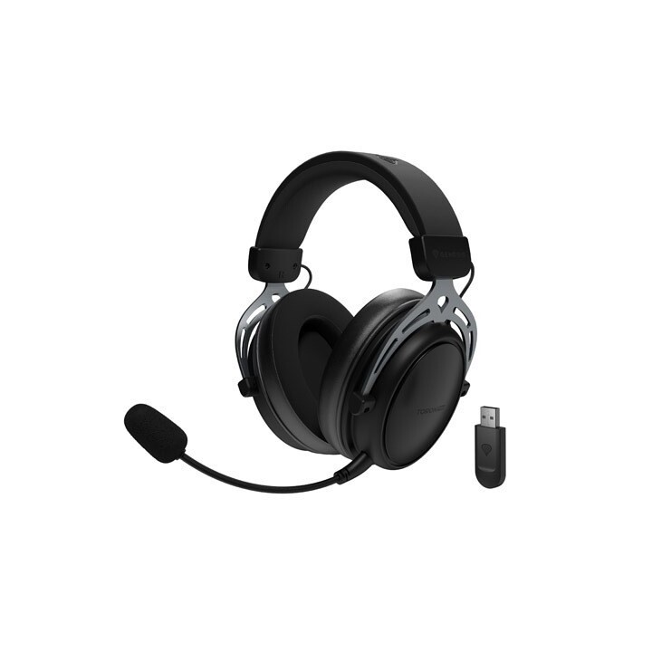 Cuffie da gioco GENESIS Toron 706 wireless e cablate con USB Type-C e Bluetooth - Nere