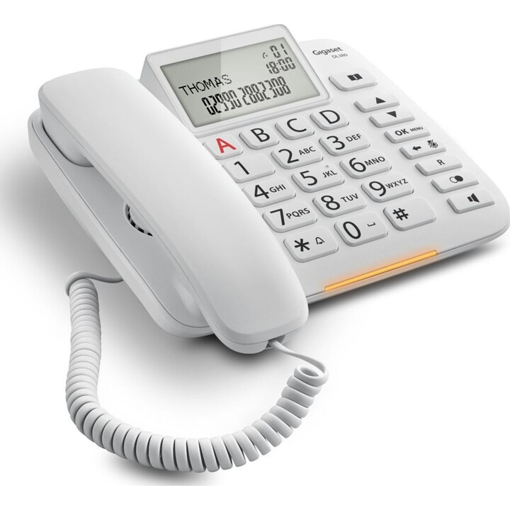 Gigaset DL380 Analog Telephone Caller ID White