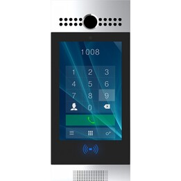Video-TFE R29C-L Cuerpo principal, LTE, reconocimiento facial, Android, plateado