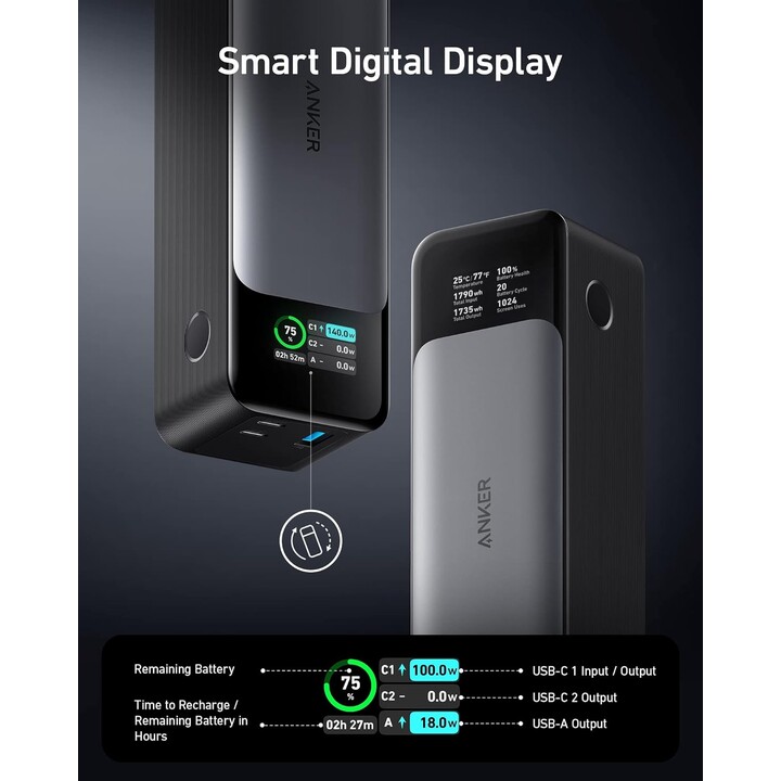 Banco de energía Anker 737 24000 mAh