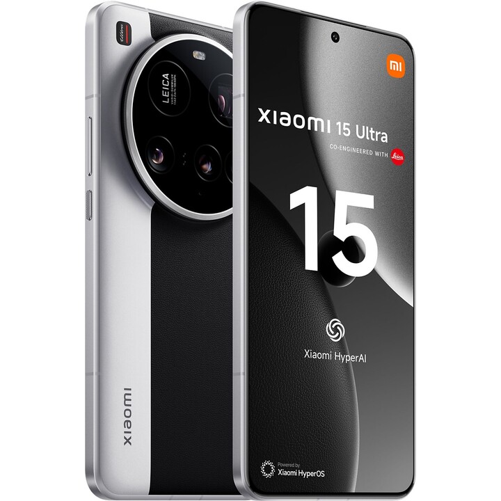 Xiaomi 15 Ultra, 16+1TB, Leica Summilux Optical Lens, Snapdragon 8 Elite, 6.73 120Hz WQHD+ Display AMOLED, Cromo plateado