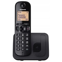 Teléfono Inalámbrico Panasonic KX-TGC210SPB/ Negro