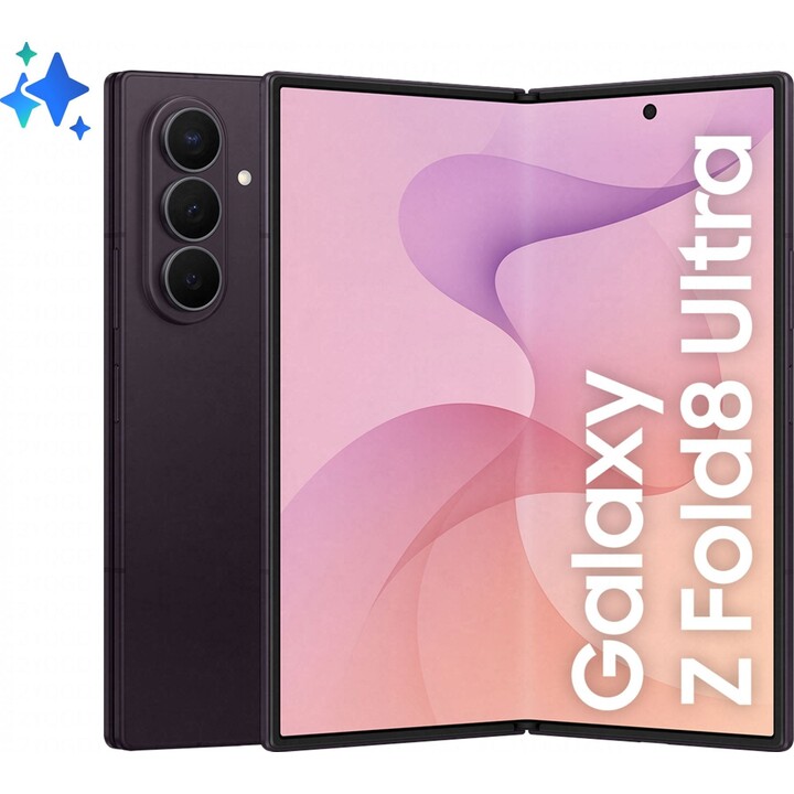 Samsung Galaxy Z Fold8 Ultra 5G, 16 GB, 1 TB, smartphone con IA, schermo grande, fotocamera da 200 MP, batteria da 5000 mAh, vio
