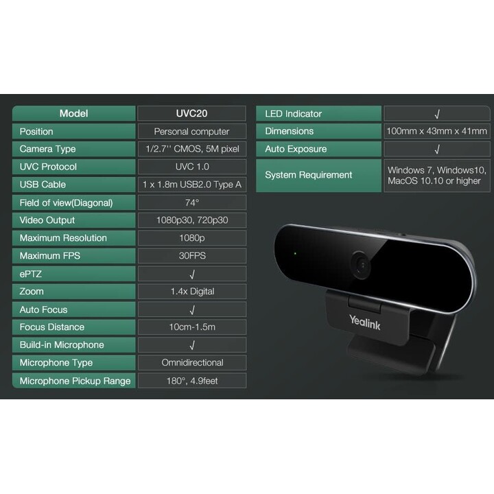 Yealink UVC20 Camera