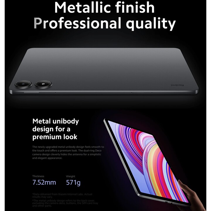 Xiaomi Redmi Pad Pro 12,1 6GB 128GB 5G Verde de menta