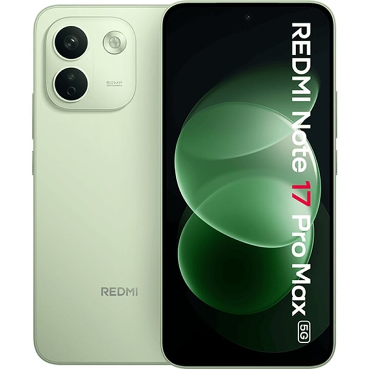 Xiaomi Redmi Note 17 Pro Max 5G, 8 GB 512 GB, AMOLED da 6,83 pollici, 10.000 mAh, verde