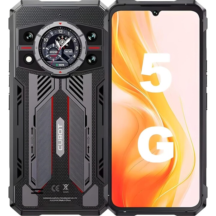 Cubot Kingkong 11 5G, 8 Go / 256 Go, écran IPS LCD Full HD+ de 6,72 pouces, Dimensity 7025, batterie de 10 200 mAh, double SIM,