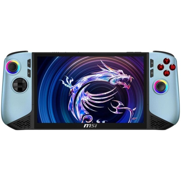 Console portable MSI A2VM-254PL Claw 8 AI+ A2VM Glacier Blue Edition : processeur Intel Core Ultra 7 258V, écran tactile IPS de 