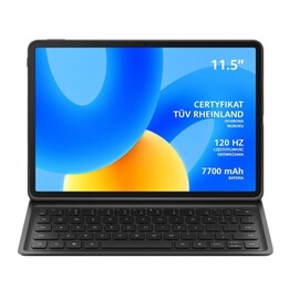 Tablet Huawei MatePad da 11,5'' con 8/128 GB di memoria, Wi-Fi, colore grigio siderale e tastiera.