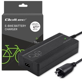 Qoltec Fast Charger for Electric Scooter 36V | 42V | 4A | Bosch Plug + Power Cable