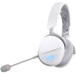 Casque de jeu sans fil et filaire Asus ROG Pelta avec USB Type-C et Bluetooth, blanc