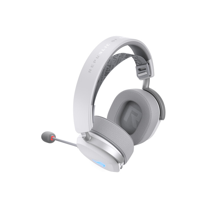 Asus ROG Pelta Kabelloses und kabelgebundenes Gaming-Headset mit USB Typ C und Bluetooth, Weiß