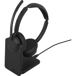 Auscultadores Jabra Evolve3 45 com Stereo Link 390c e suporte UC