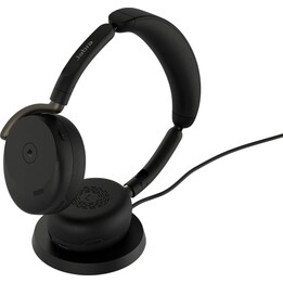 Auriculares Jabra Evolve3 65 Flex Link 390c MS con base de carga inalámbrica