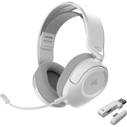 Corsair HS35 v3 Blanco PlayStation - Auriculares inalámbricos para videojuegos