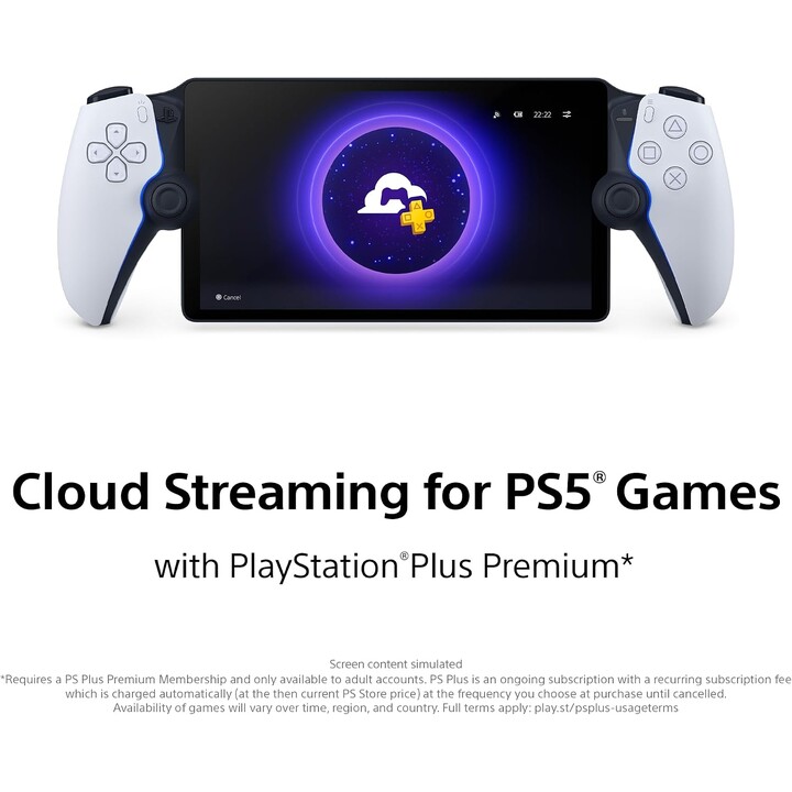 Sony Playstation 5 PS5 Portal Controle Remoto Branco