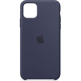 Custodia in silicone per iPhone 11 Pro Max mezzanotte