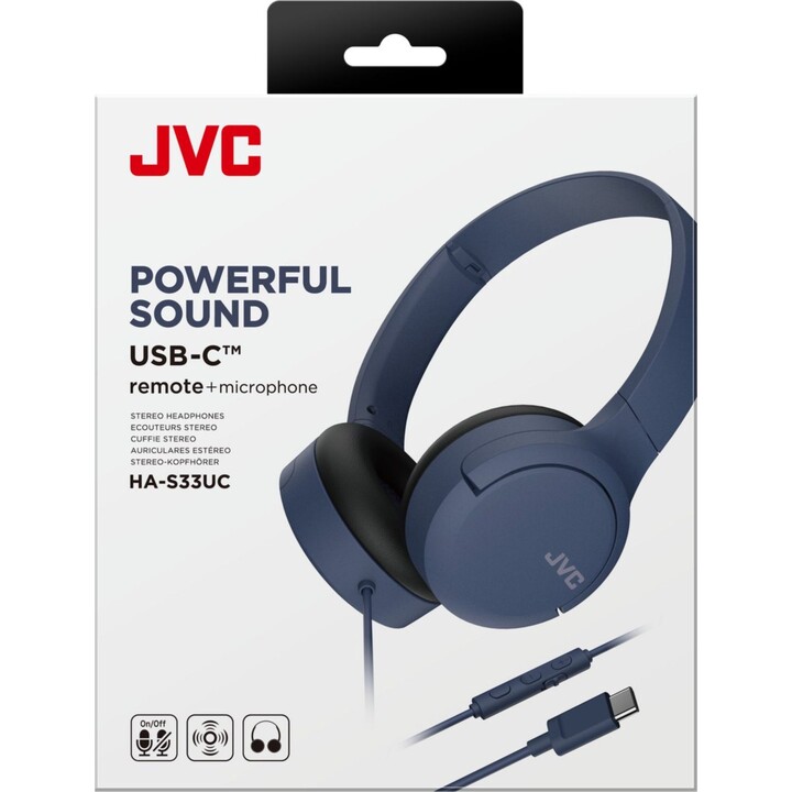 Casque JVC HA-S33UCAU Bleu