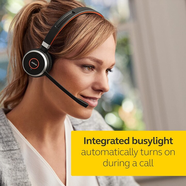 Jabra Evolve 65 Duo USB/BT mit Ladegerät Schwarz