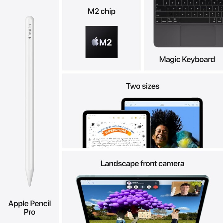 Apple iPad Air 11 2024 1To 5G Starlight