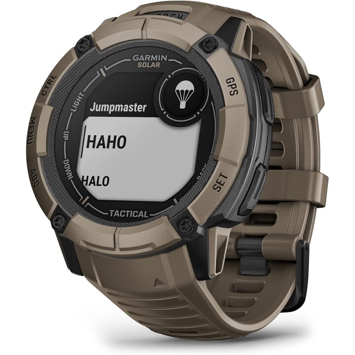 Garmin Instinct 2X Solar Tactical Edition 50 mm Marron - Montre intelligente avec GPS