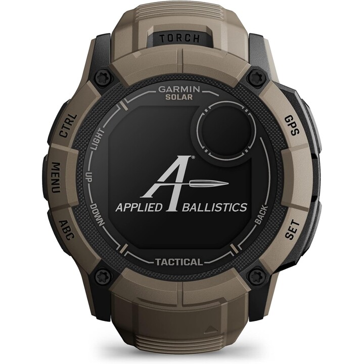 Garmin Instinct 2X Solar Tactical Edition 50 mm Marron - Montre intelligente avec GPS