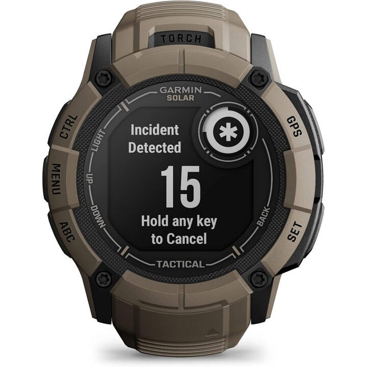 Garmin Instinct 2X Solar Tactical Edition 50 mm Marron - Montre intelligente avec GPS