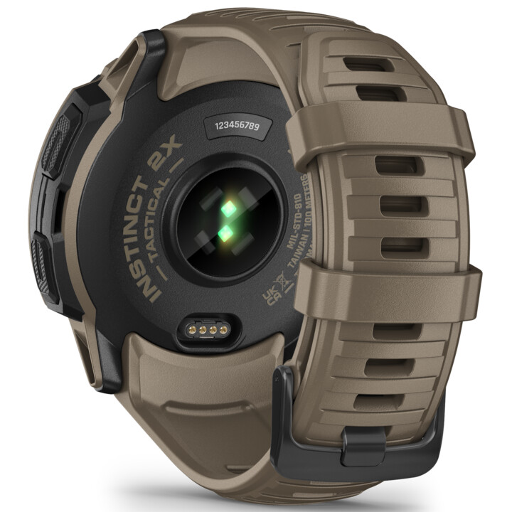 Garmin Instinct 2X Solar Tactical Edition 50 mm Marron - Montre intelligente avec GPS