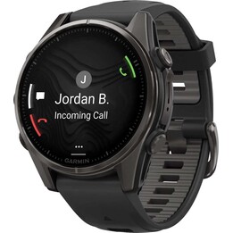 Garmin Fenix ​​8-51 mm solar, altavoz y micrófono incorporados, linterna LED incorporada, gris de carbono