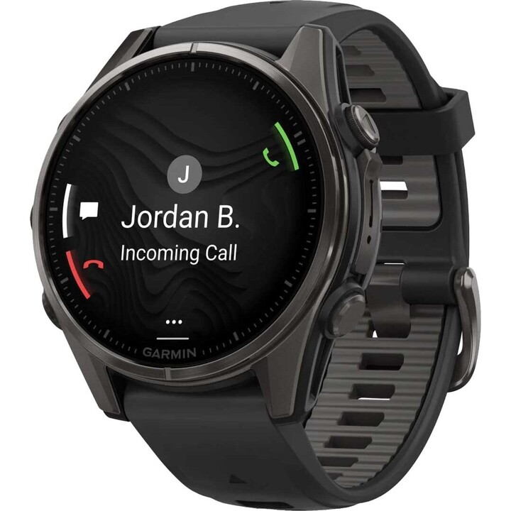Garmin Fenix ​​8-51 mm solar, altavoz y micrófono incorporados, linterna LED incorporada, gris de carbono
